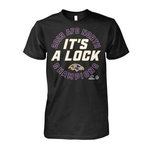 It's A Lock Baltimore Ravens 2023 AFC North Division Champions Shirt